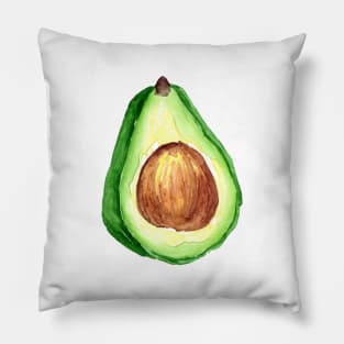 Avocado Watercolour Pillow