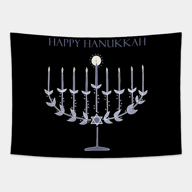 Happy Hanukkah Tapestry by Skinnypop100