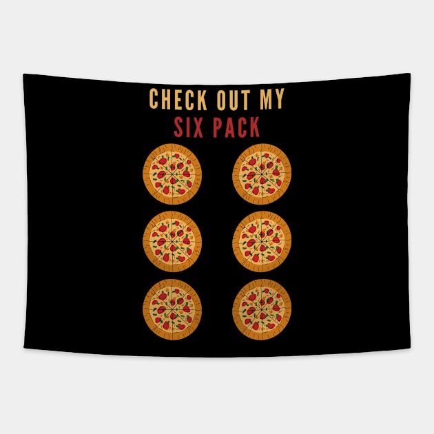 Check Out My Six Pack Tapestry by 29 hour design