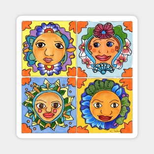 Talavera Senoritas Magnet