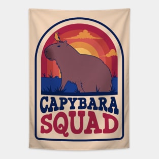 Capybara Squad Tapestry