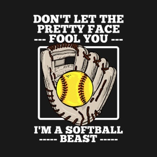 Softball Girl Softball Player T-Shirt