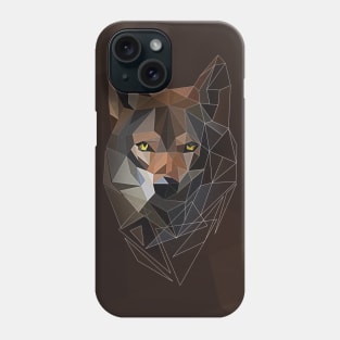 Low Poly Majestic Wolf Phone Case