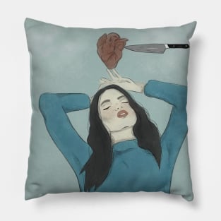 Reality kills dreams Pillow