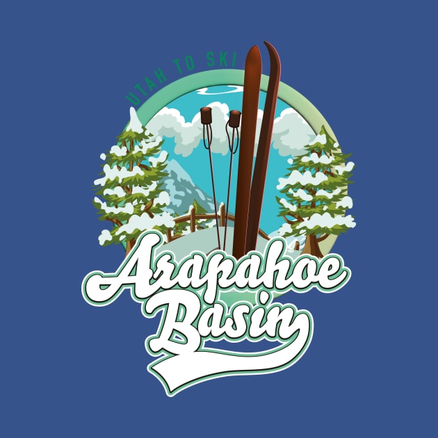 Arapahoe Basin Utah skiing logo by nickemporium1