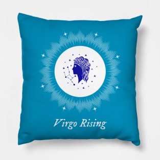 Virgo Rising Astrology Chart Zodiac Sign Ascendant Pillow