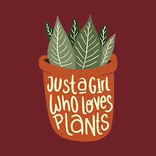 Girl Love Plants T-Shirt