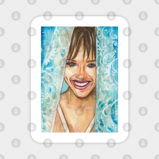 Jennifer Garner Magnet by Svetlana Pelin