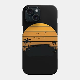 Vintage Sun Beautiful Beach Phone Case