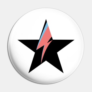 Lightning on a star Pin