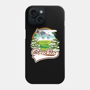 Czechia travel logo Phone Case