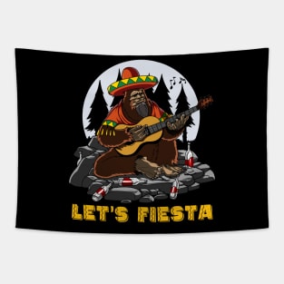 Bigfoot Cinco de Mayo Fiesta Mexican Party Tapestry