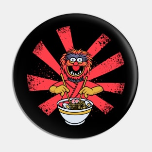 Muppets Eating Japanese Ramen Noodles Pin