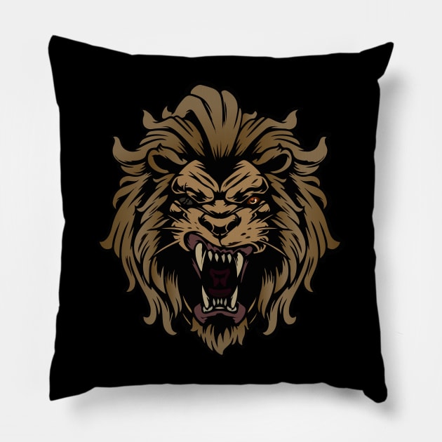 Scarface The Real Lion King Pillow by mutarek