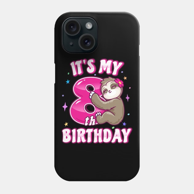 It's My 8th Birthday girl Phone Case by PnJ