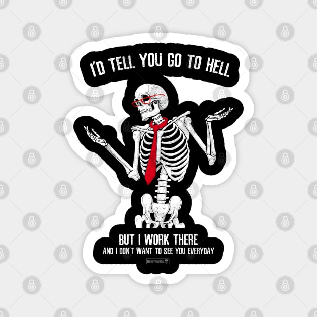 No Offense Magnet by Tommy Devoid