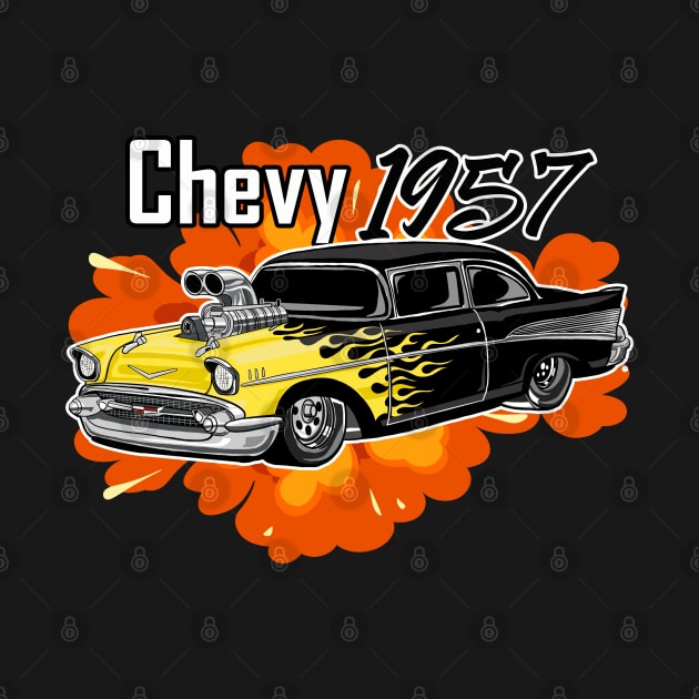 CHEVY 1957 by depank