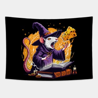 Rat Wizzard Cheese Tapestry