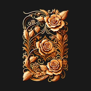 Brown Roses Phone Case T-Shirt