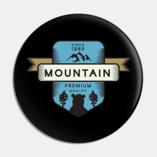 Mountain Vintage Pin