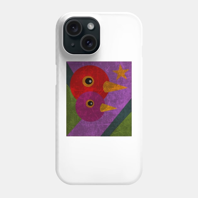 retro Bird Polygon Art Art,Pop Art Phone Case by jaml-12