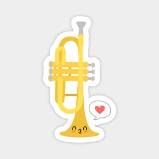 trumpet love Magnet