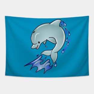 Leaping Dolphin Tapestry