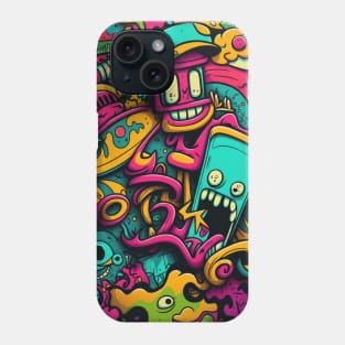 Graffiti Street Art Colorful hip hop for Boys Girls Phone Case