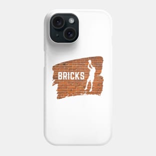 Bricks- a funny basketball shooting design Phone Case