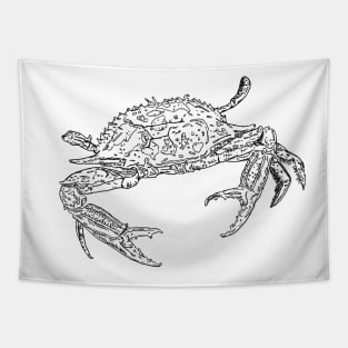 Crab - Pen and ink drawing Tapestry