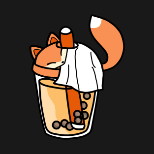 Milk Tea Fox Tee T-Shirt