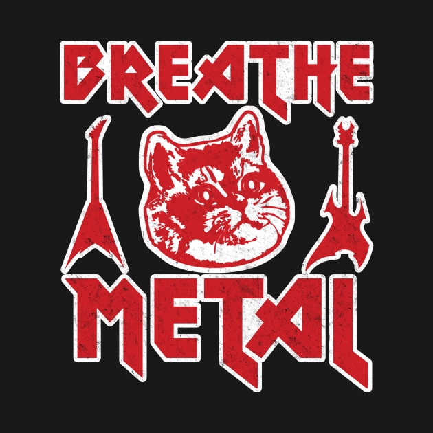 Death Metal Heavy Breathing Cat by Electrovista