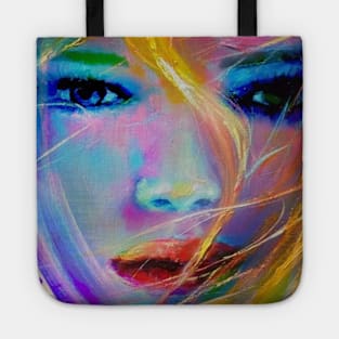 abstract woman Tote