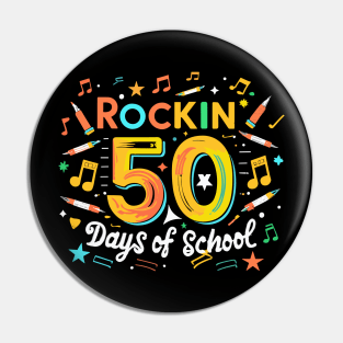 Rockin 50 days of school Pin