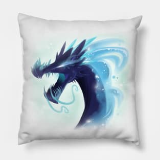 Ice Dragon Pillow