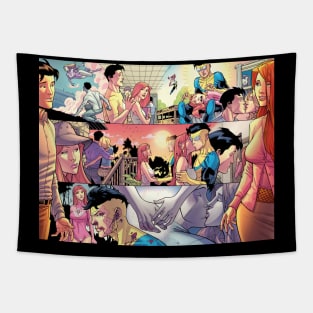 invincible atom eve Tapestry