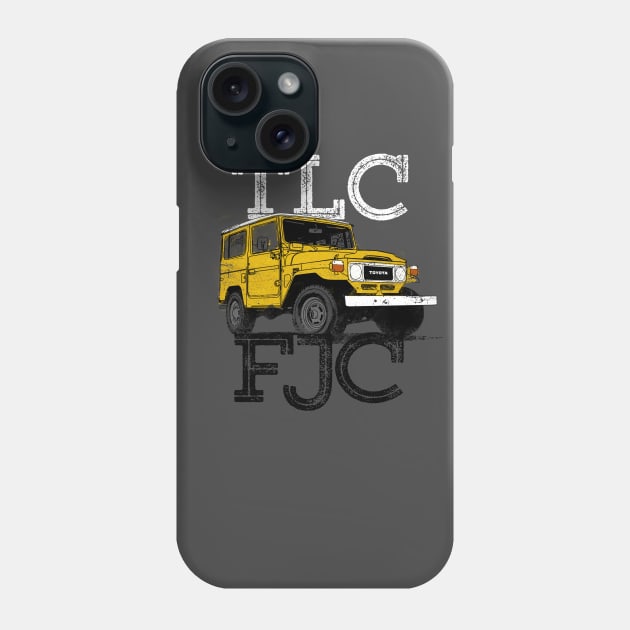 TLC, FJC, BJ40, vintage FJ40 Toyota Cruiser best off road T-Shirt for Birthday gift Phone Case by mismail