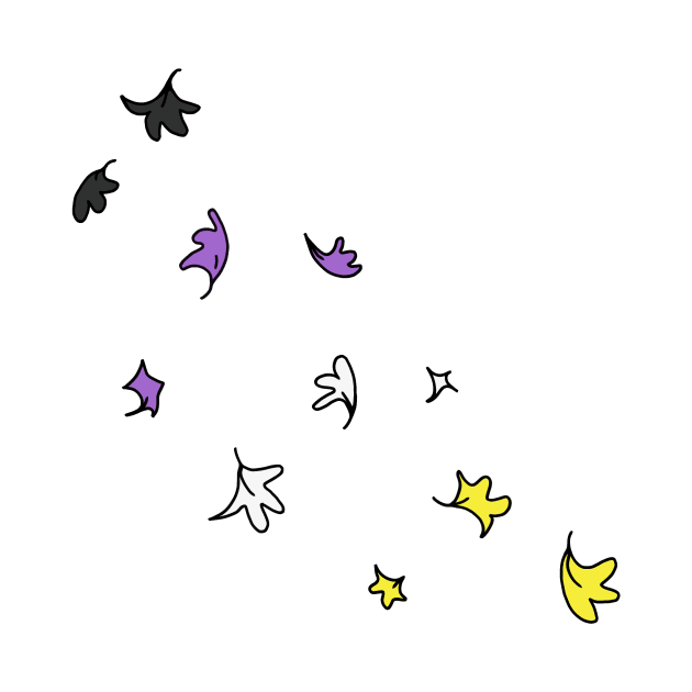 Heartstopper Leaves (Nonbinary colours) by Orimei