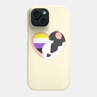 Nonbinary Pride Rat Phone Case