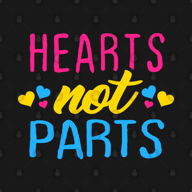 Hearts Not Parts by NinthStreetShirts