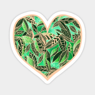 GREEN LEAVES Magnet