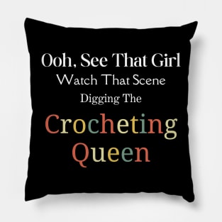 Crochet Tshirt Pillow