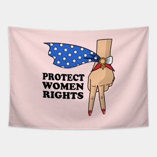 Protect Women Rights Tapestry