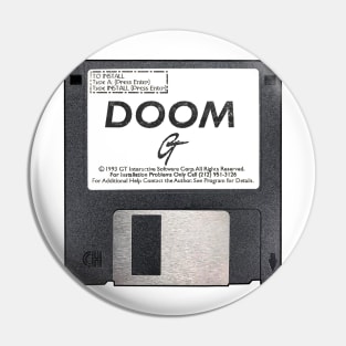 Original Doom Disk Pin