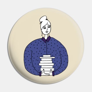 Life is better with books Pin