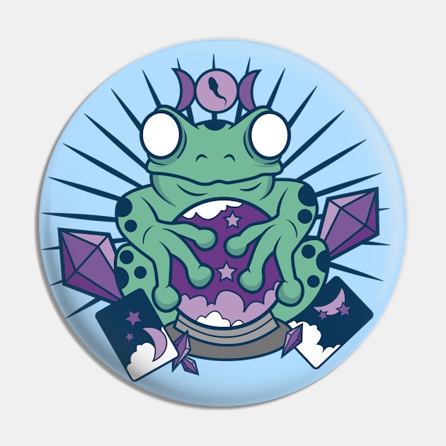 Froggy Fortune Pin by Spazzy Newton