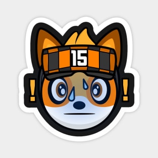 Shocked Gamer Fox Strattzr Magnet