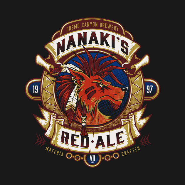 Discover Nanaki's Red Ale - Final Fantasy Vii - T-Shirt