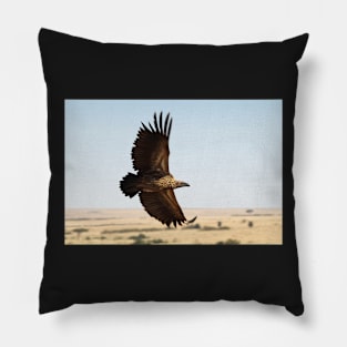 In Flight: White-backed Vulture Pillow
