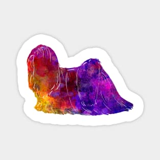 Lhasa Apso in watercolor Magnet